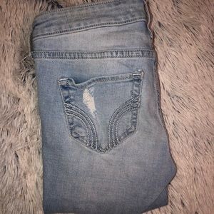 Light Wash Ripped Hollister Jeans